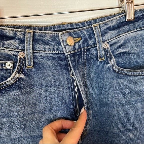 Cout De La Liberte Medium/Dark Wash High Rise Skinny Jeans Size 27 - Picture 7 of 11